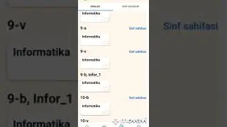 Kundalik teacher mobil ilovasidan mavzularni tig'izlash.