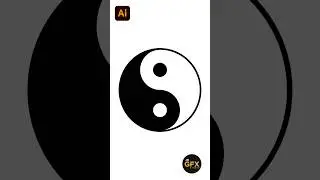 ☯️ Yin Yang Symbol in Adobe Illustrator