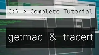 10. CMD - getmac & tracert