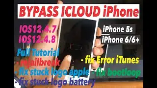 Tutorial cara bypass icloud ios 12.4.7/12.4.8