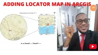 How to Add Locator Map in ArcGis|Arcmap 2020