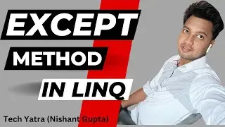 LINQ: Using the EXCEPT Method for Efficient Data Comparison in C# 