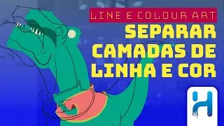 Separando a linha da cor do seu desenho no Toonboom Harmony - Line e Colour Art