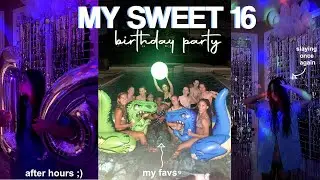 MY SWEET 16 birthday party!! preparation + vlog