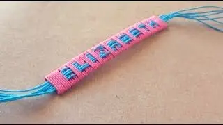 Como hacer pulsera con nombre [facil] // pulsera de hilo