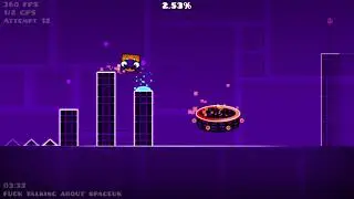 Geometry Dash - Bicycle by Back - Hard Demon Alphabet #2