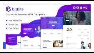 BizBite - Corporate Business and Agency Template | Themeforest Templates