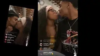 Damaury & Destiny kiss and flirt on live 10/03/21