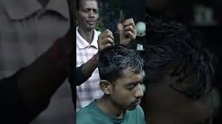 Old School Champi Head Massage And Forehead Massage ASMR #shorts