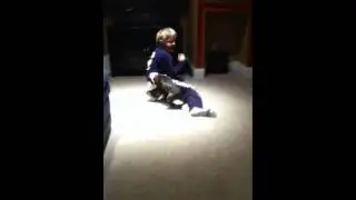 Dog bites kid in butt funny