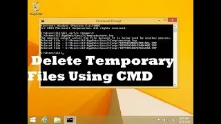 How To Delete Temporary Files Using CMD | Windows temp files | Qaiser Infotech