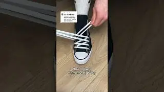 How to Lace Converse High Top 😎👟 