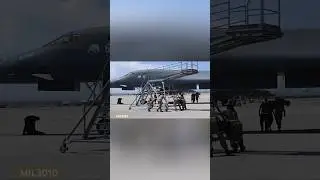USAF. B-1B Lancer bombers. Nellis AFB, Nevada.