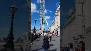 walking by the London eye