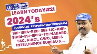 BANK EXAM COACHING IN CHENNAI | BANK PO/CLERK EXAMS-2024  | BEGINNERS’ PREPARATORY PROGRAM | DAY-21
