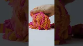 Satisfying Kinetic Sand Flow #shorts #kineticsand