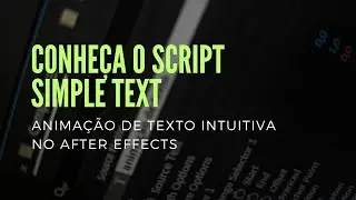 Como criar animação de texto de forma intuitiva no After Effects