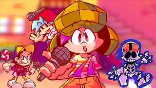 Friday Night Funkin' VS El Chavo & Quico but New Version (FNF Mod)