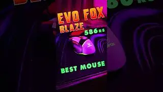 Evofox Blaze Mouse under ₹600 | Best Gaming Mouse? #gamingmouse #12800dpi #1000hzpollingrate #rgb #8