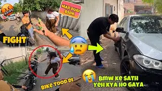 Ladki ne bike tood di 💔🤯 || bmw ke sath yeh kya ho gaya 😭