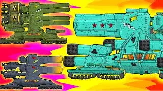 KV-44 Tank Vs Karl-44 Vs Dora : Returning from the Dead SECRET - FUNNY | Cartoons about tanks