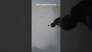 How to Patch over Wall Plug