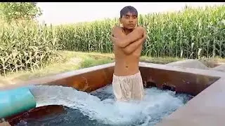 village tubewell swimming vloge 03440361352