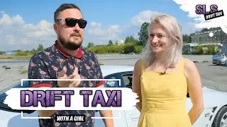 Drift taxi with a girl / Beautiful girl/ #58 / SLS