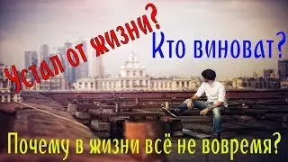 Устал от жизни? Кто виноват? Почему в жизни всё не вовремя?