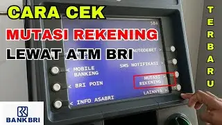 cara cek mutasi rekening ATM BRI terbaru