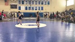 Jaxons first year of wrestling. Match 5