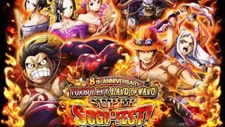 OPTC Sugo Fest 8th Annivesary Day18 Pt1 1Multi + Ticket Fn Killer