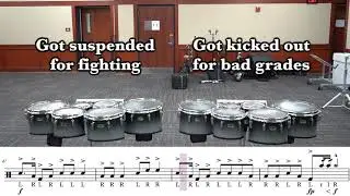 Tenor Drum Solo, but the tenorline didn't show up
