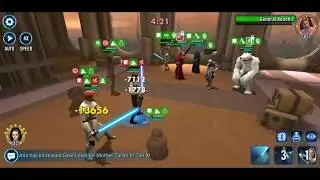 Tokey vs Iveek (JTR Vs Rex MT Wampa team) SWGOH