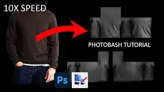How to make realistic wrinkle shirts (roblox speed photobashing tutorial)