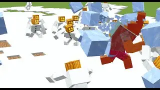 [Minecraft] Can Mutant Zombie survive 100 mutant Snow Golems???