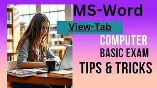 Optimizing Your Workspace with the View Tab in MS Word | With Dinesh Sir! #Exam Tips & Tricks