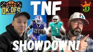 NFL DFS DraftKings Showdown LIVE Strategy For Bills-Dolphins Thursday Night Football