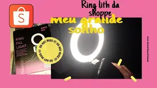 Minha ring lith 16 cm 6 polegadas que comprei na shoppe chegou!