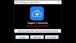 ICloud Bypass Tool for Linux with Saving Capability Via Flashdrive