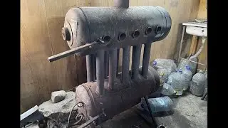 ОБЗОР БУРЖУЙКИ В ГАРАЖ ИЗ ДВУХ БАЛОНОВ /ЕСТЬ НЮАНСЫ