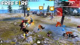 FREEFIRE 🔥Solo vs Squad - Mp40 + AWM🤯16 Kills Total !! Garena free fire | JS GAMER#freefire