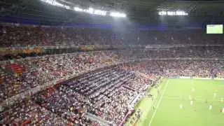 Донбасс арена,Евро 2012,Испания-Франция,волна на стадионе