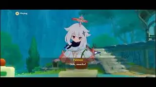 genshin impact underwater mary ann talk to each other fontaine leaks 4.1 react to lumine traveler