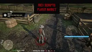 RedM Scripts RicX  Player Market - MySQL Offline/Online market - RDR2 Red Dead Redemption Script