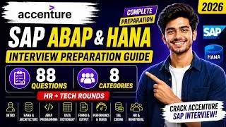 Accenture SAP ABAP & HANA Interview Questions & Answers 2026 | Top 88 Real Interview Questions