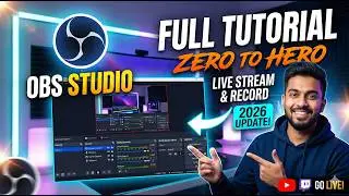How to Use OBS Studio in 2026 - Full Tutorial for Beginners