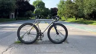 FIXED GEAR NYC | Prospect park laps No.22 bike and trying out cycling shorts.