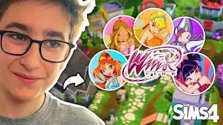 Los Sims 4 pero CADA MINICASA es un HADA WINX🧚‍♀️✨ // Jaglez 