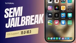 Semi Jailbreak iOS 15.0 - 16.5 (16.6.1 beta) Install Tweak Tanpa TANPA JAILBREAK 100% Lancar